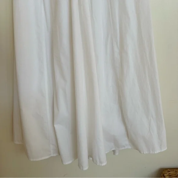 Abercrombie & Fitch White Puff Sleeve ORing Dress Size Medium - Picture 6 of 12